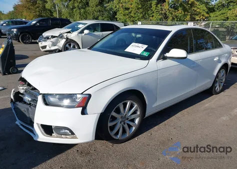 2013 Audi A4 2.0T Premium from USA, damaged, VIN WAUFFAFL2DN037170
